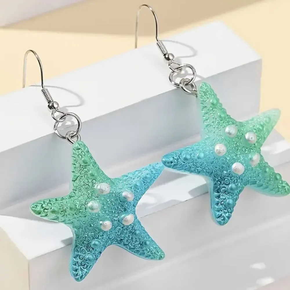 Starfish Hand crafted Dangle Earrings